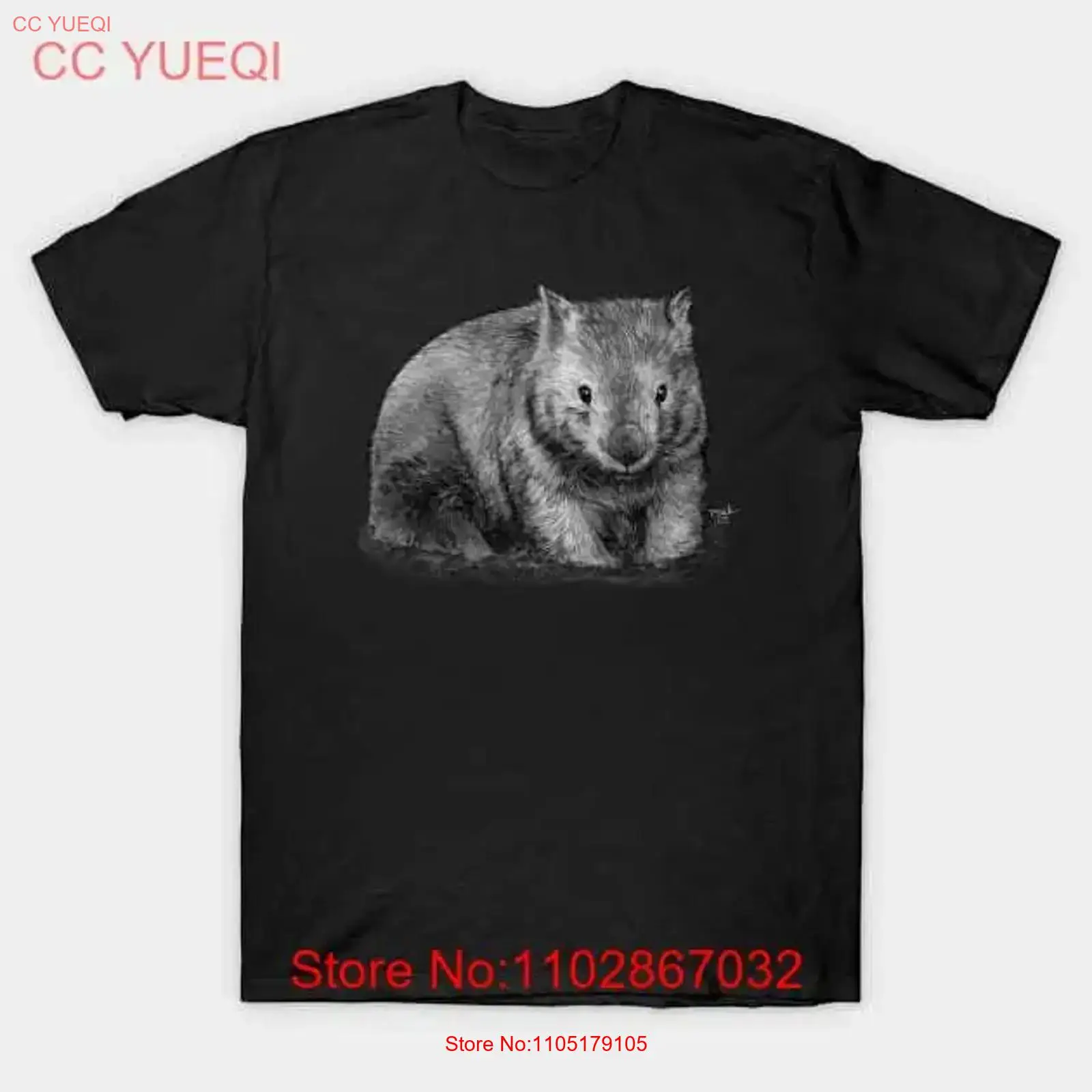 Vintage Fashion Australia - تي شيرت Wombat Made in Australia