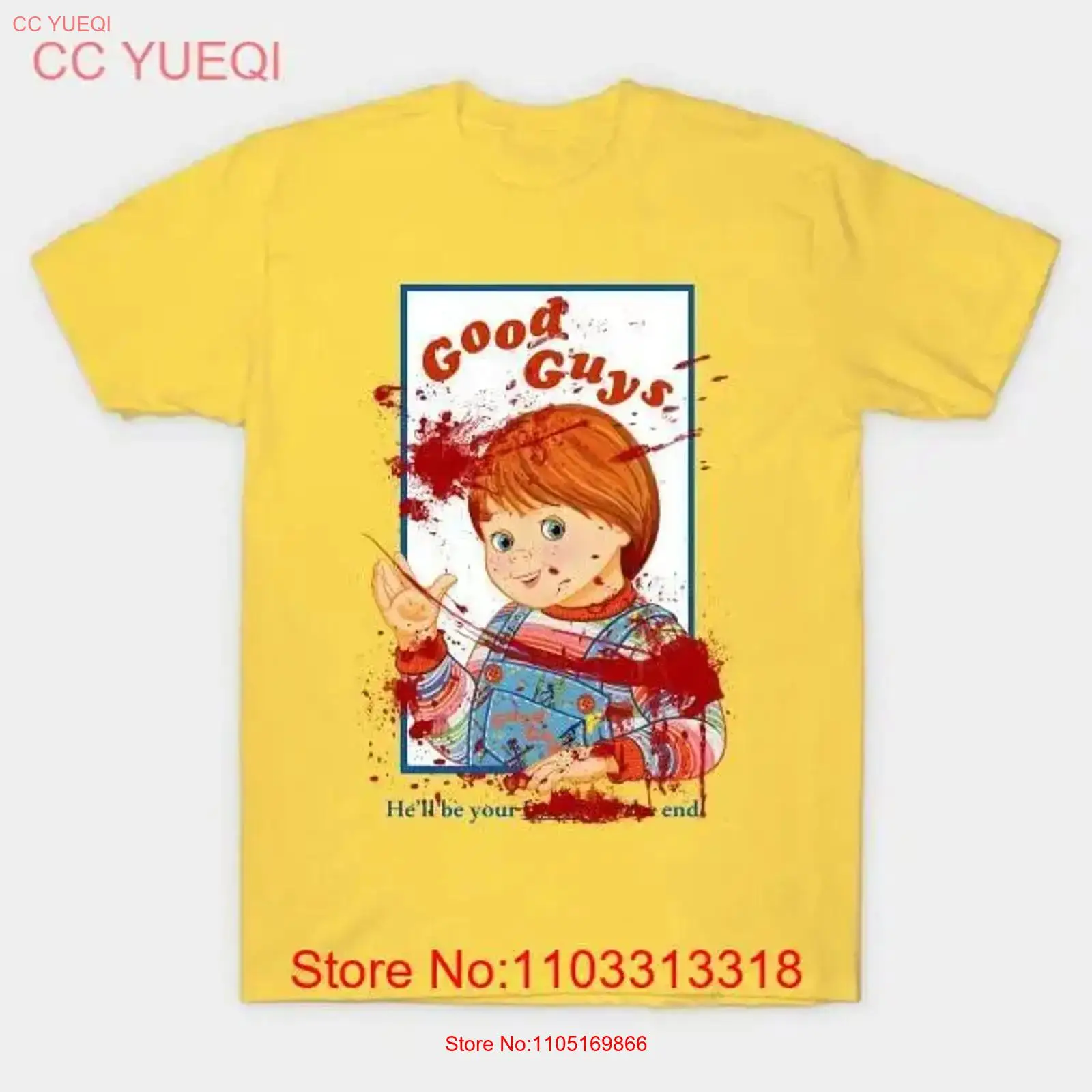 Vintage Fashion Australia - تي شيرت Bloody Good Guys Chucky
