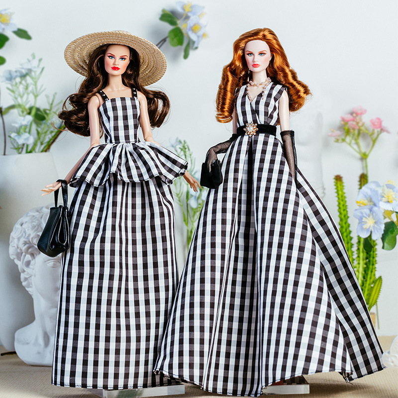 Vintage Fashion Collection - 32 سنتيمتر عارضة أزياء ملابس دمى