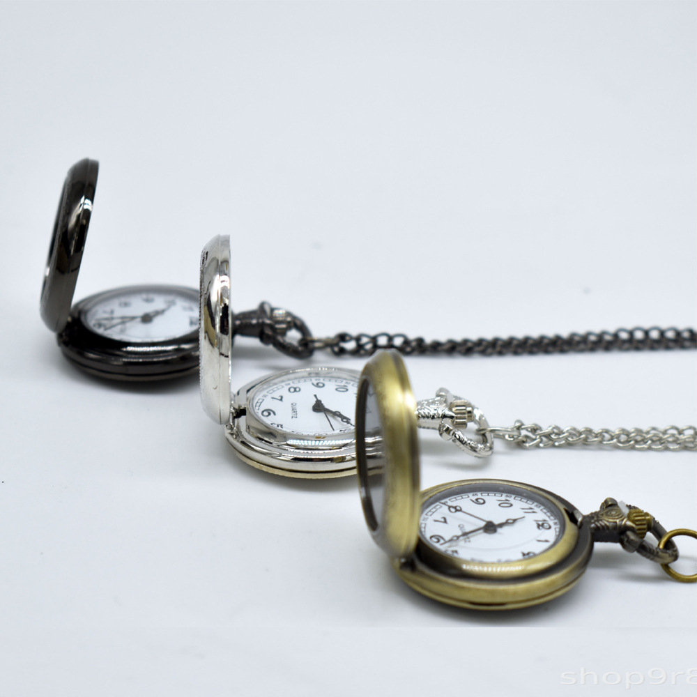 قلادة ساعة جيب معدنية عتيقة مخ - مراجعة Vintage Fashion Jewelry Necklaces وسعره