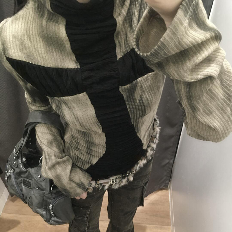 القوطي الصليب ثقافة فرعية سليم - مراجعة Turtleneck Knit 90S وسعره